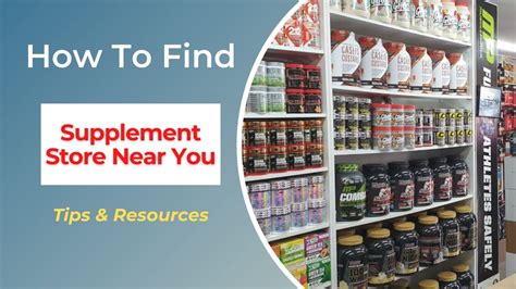 find supplement stores near me.